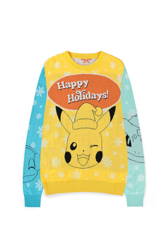 Précommande : POKEMON - Starter - Pull de Noël (XL)