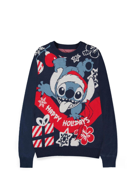 Précommande : STITCH - Happy Holidays - Pull de Noël (XS)
