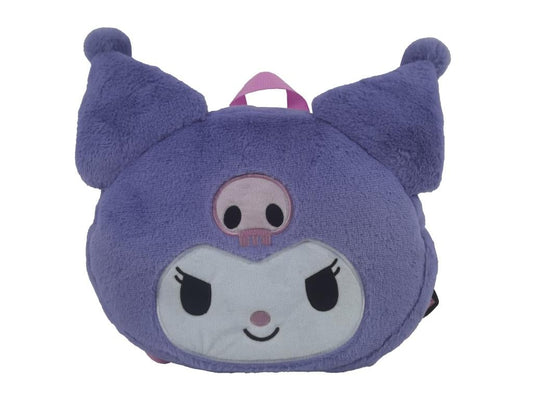 Précommande : KUROMI - Purple - Sac à Dos Fourrure - 28x24x7cm