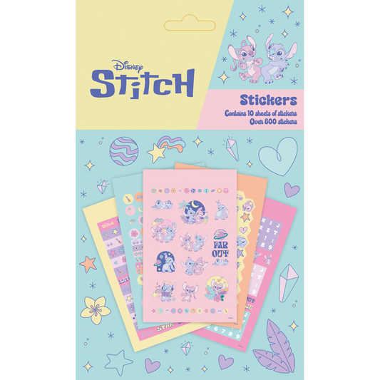Précommande : STITCH & ANGEL - Space Rocks - Pack de Stickers  800pc