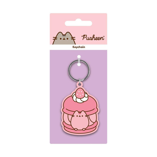 Précommande : PUSHEEN - Macarons - Porte-clés en PVC