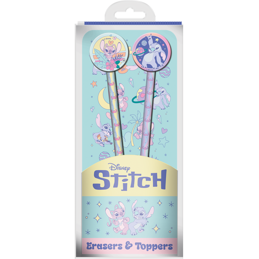 Précommande : STITCH & ANGEL - Space Rocks - Set de 2 Crayons avec des Toppers