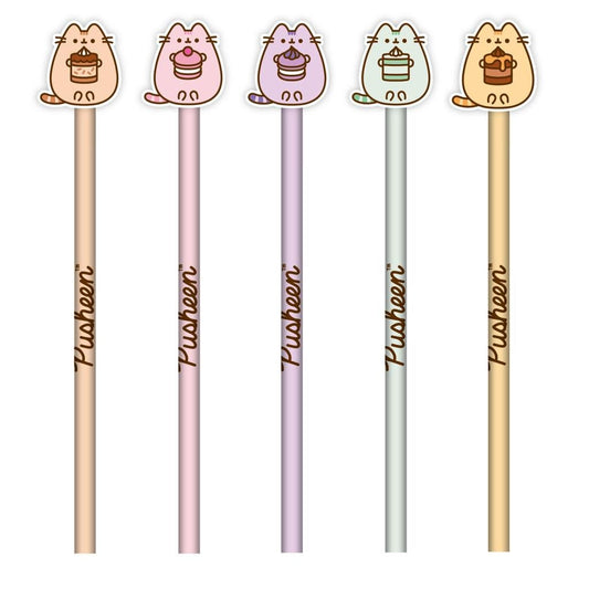 Précommande : PUSHEEN - Little Treats - Set de 5 Crayons avec des Toppers