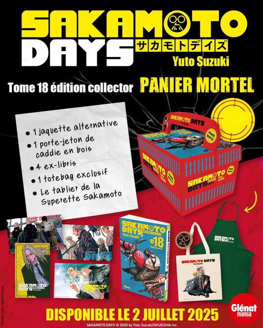 Précommande : SAKAMOTO DAYS - Tome 18 - EDITION PANIER MORTEL