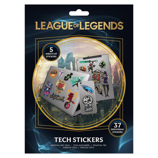 Précommande : LEAGUE OF LEGENDS - Pack de Stickers Tech