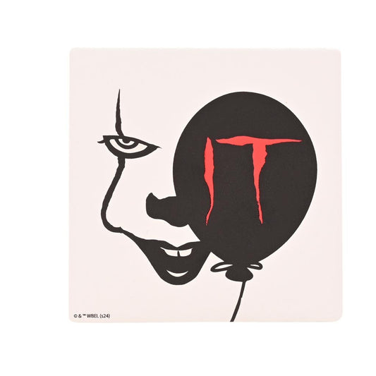Précommande : ÇA - Pennywise & Ballon - Sous Verre Carré en Céramique
