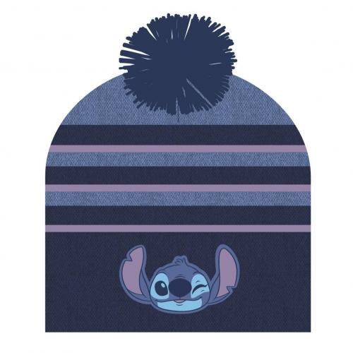 LILO & STITCH - Bonnet Pompon Jacquard - Enfants