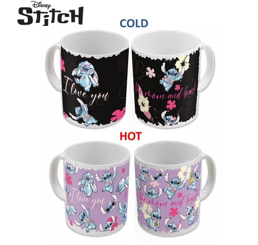 STITCH - I Love U - Mug Thermoréactif - 325ml