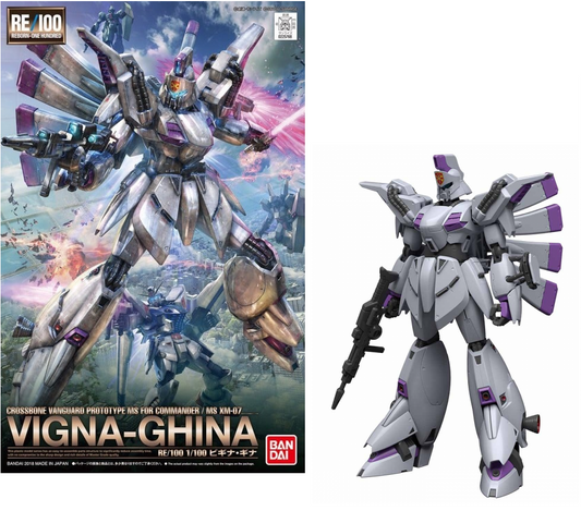 Précommande : GUNDAM - RE/100 1/100 MS XM-07 Vigna-Ghina - Model Kit