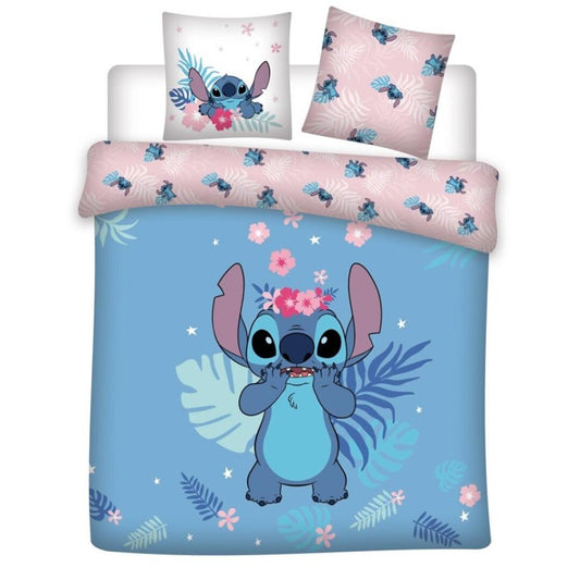 Précommande : DISNEY - Stitch - Parure de lit 240x220cm + 2 X 65x65cm