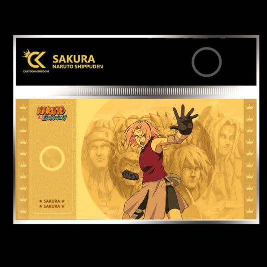 Naruto shippuden Sakura ticket gold édition limitée
