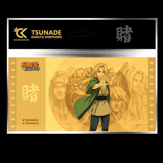 Naruto shippuden Tsunade ticket gold édition limitée