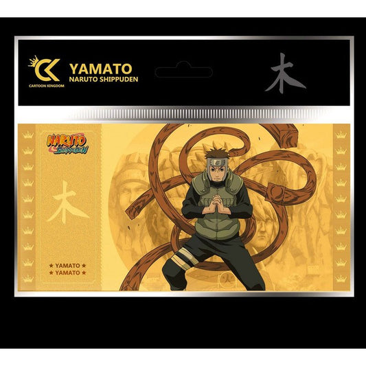 Naruto shippuden Yamato ticket gold édition limitée