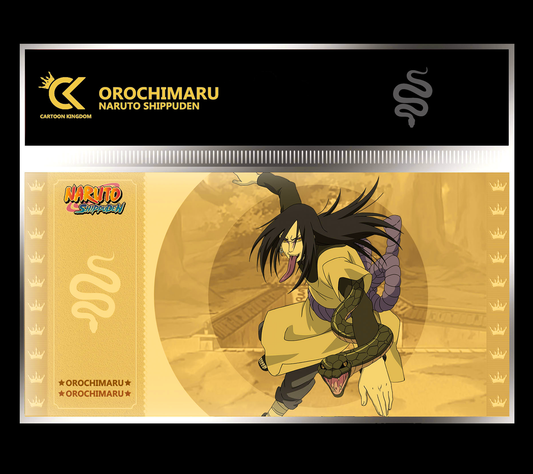 Naruto shippuden Orochimaru ticket gold édition limitée