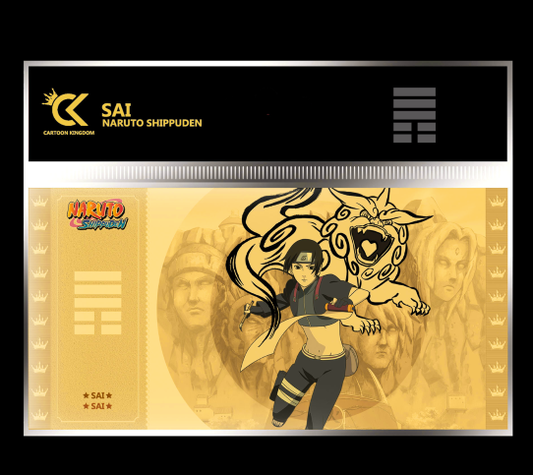 Naruto shippuden Sai ticket gold édition limitée