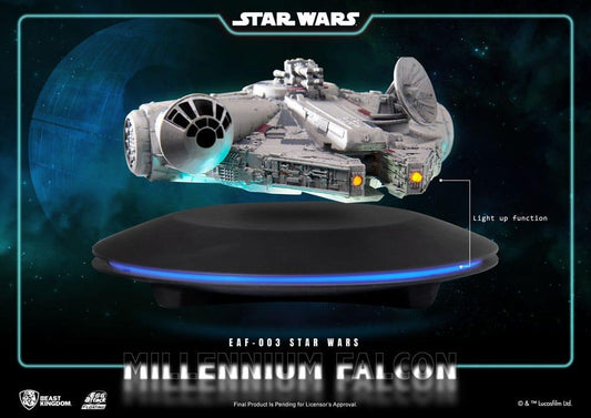 Précommande : STAR WARS - Faucon Millenium "Flottant" - Statuette 13cm