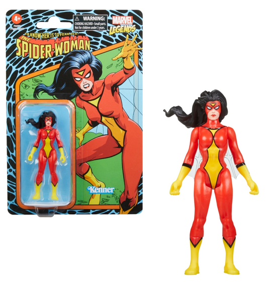 Précommande : MARVEL - Spider-Woman - Figurine Legends Retro Collection 9cm