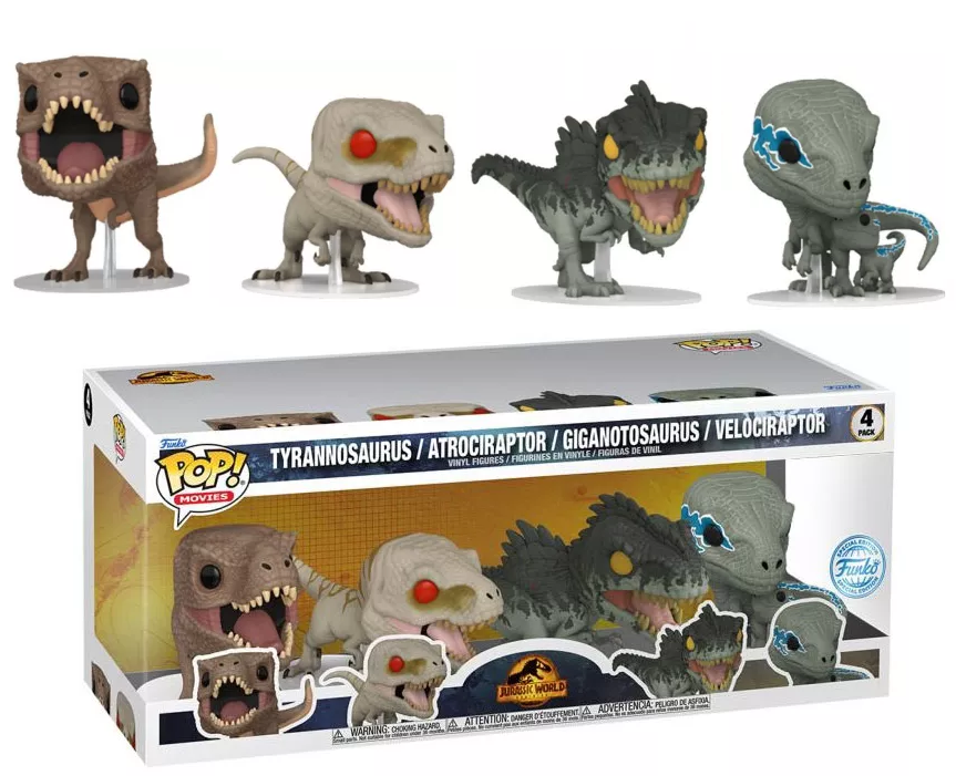 Précommande : JURASSIC WORLD 3 - POP - 4pk Special Edition