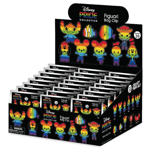 DISNEY - Rainbow Pride surprise Collection - 3D Foam Bag Clip