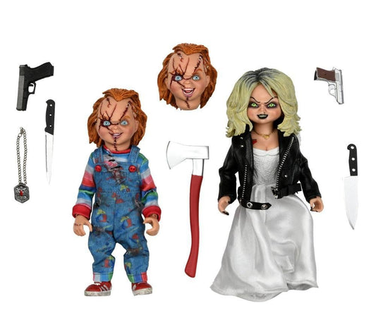 Précommande : CHUCKY - Clothed Chucky & Tiffany - Figurined articulée 14cm