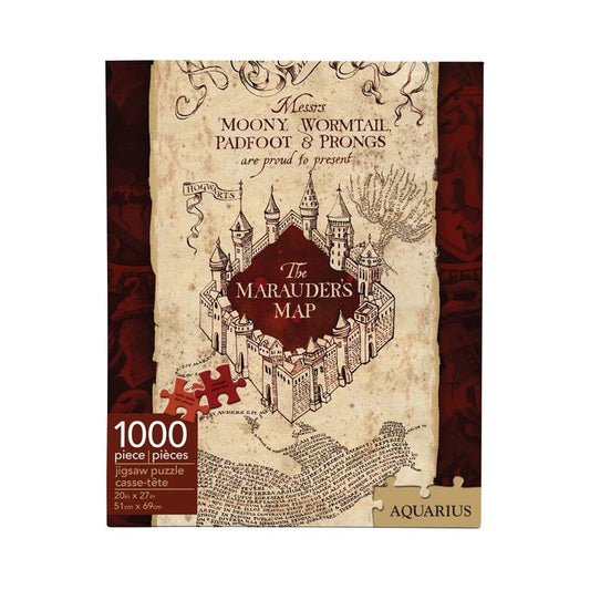 Puzzle 1000 pièces carte du marauder harry potter