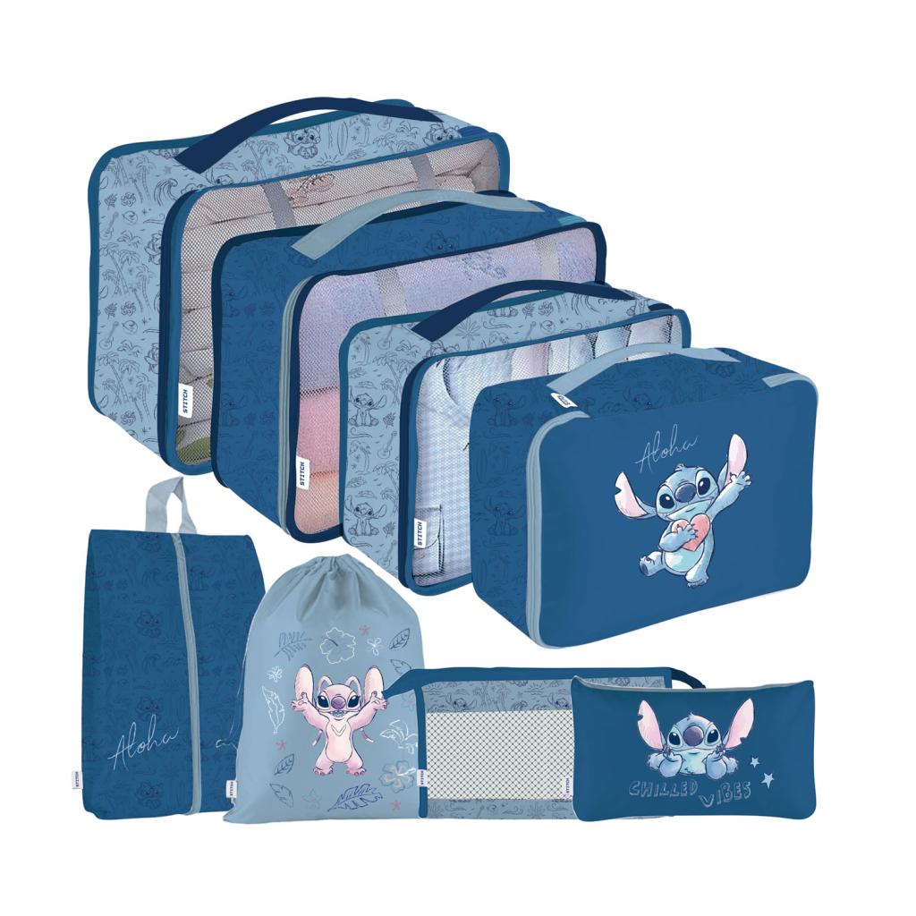 Précommande : STITCH - Organisateurs de Bagage - 8pc.